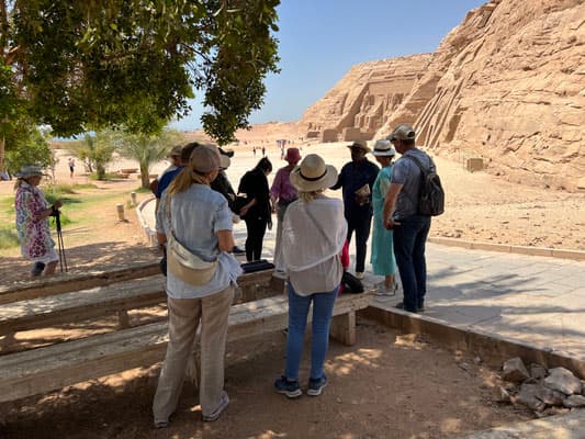 Tempelanlage von Ramses II. in Abu Simbel am Nassersee